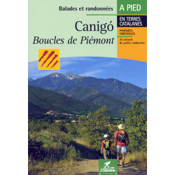Carte randonnée CANIGO BOUCLES DE PIEMONT BALADES ET RANDO A PIED