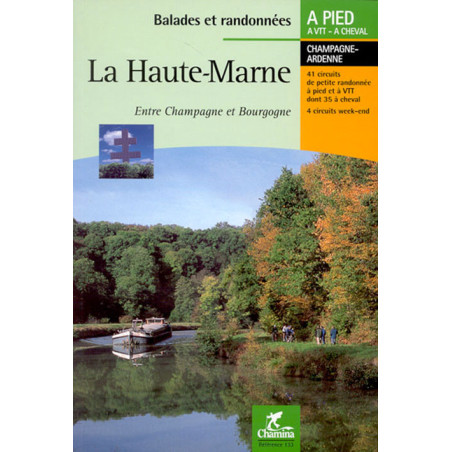 Carte randonnée LA HAUTE MARNE BALADES RANDO PIED VTT CHEVAL