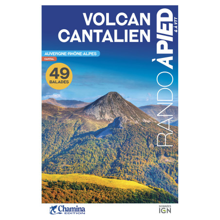 Carte randonnée VOLCAN CANTALIEN BALADES ET RANDO A PIED
