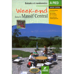 Carte randonnée WEEK-END DANS LE MASSIF CENTRAL BALADES ET RANDO A PIED