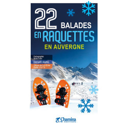 Carte randonnée 22 BALADES EN RAQUETTES EN AUVERGNE