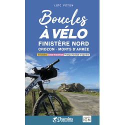 Carte randonnée BOUCLES A VELO - FINISTERE NORD CROZON - MONTS D'AREE