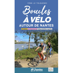 Carte randonnée BOUCLES A VELO AUTOUR DE NANTES