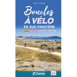Carte randonnée BOUCLES À VÉLO EN SUD FINISTÈRE