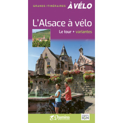 Carte randonnée L'ALSACE A VELO