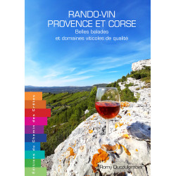 Carte randonnée RANDO-VIN PROVENCE ET CORSE BELLES BALADES & DOMAINES VITICOLES