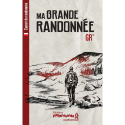 Carte randonnée GR MA GRANDE RANDONEE CGRF CARNET DE RANDONNEE