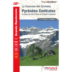 Carte randonnée GR10 PYRÉNÉES CENTRALES 1091
