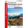 Carte randonnée GR20 A TRAVERS LA MONTAGNE CORSE