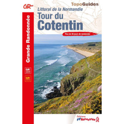 Carte randonnée GR223/GRP TOUR DU COTENTIN 200
