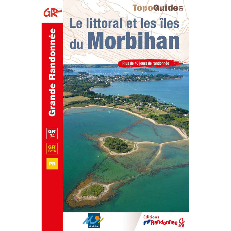 Carte randonnée GR34/GR340 LITTORAL ET LES ILES DU MORBIHAN 561