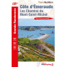 Carte randonnée GR34/GR37/GR39 COTE D'EMERAUDE : LES CHEMINS DU MONT ST-MICHEL 345