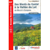 Carte randonnée GR465 DES MONTS DU CANTAL À LA VALLEE DU LOT 465
