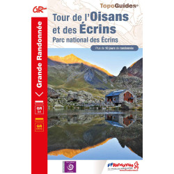 Carte randonnée GR54/GR541 TOUR DE L'OISANS ET DES ECRINS  PN DES ECRINS 508