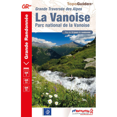 Carte randonnée GR55/GR5/GR5E LA VANOISE 530 PN DE LA VANOISE