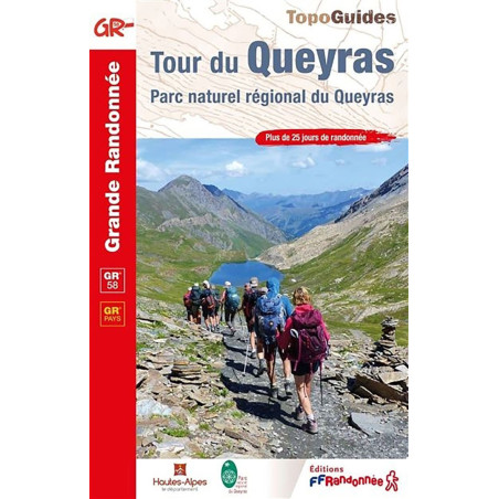 Carte randonnée GR58/GRP TOUR DU QUEYRAS 505