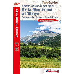 Carte randonnée GR6/GR56/GR5/GR5E DE LA MAURIENNE À L'UBAYE 531
