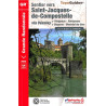 Carte randonnée GR65/GR654/GR654O/GR654E ST JACQUES PERIGUEUX RONCEVAUX 6543