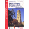Carte randonnée GR655 ST JACQUES : BRUXELLES TOURS 6551