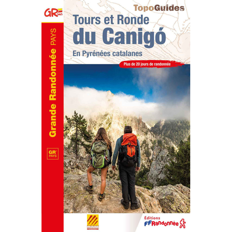 Carte randonnée GR6600 TOURS ET RONDE DU CANIGOU EN PYRENEES CATALANES