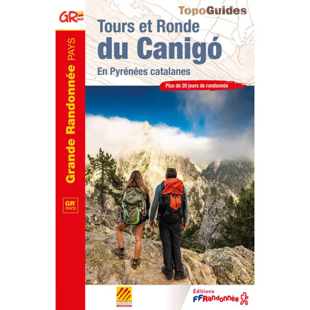 Carte randonnée GR6600 TOURS ET RONDE DU CANIGOU EN PYRENEES CATALANES