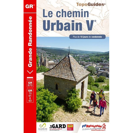 Carte randonnée GR670/GR70/GR61/GR6/GR63 LE CHEMIN URBAIN V