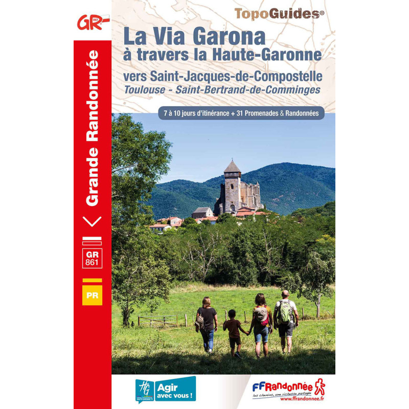 Carte randonnée GR861 LA VIA GARONA Carte randonnée GR861 LA VIA GARONA