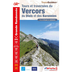 Carte randonnée GR9/GR91/GR93/GR95/GR429 TOURS ET TRAVERSEES DU VERCORS DIOIS 904