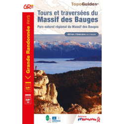 Carte randonnée GR96/GRP TOURS ET TRAVERSÉES DU MASSIF DES BAUGES 902