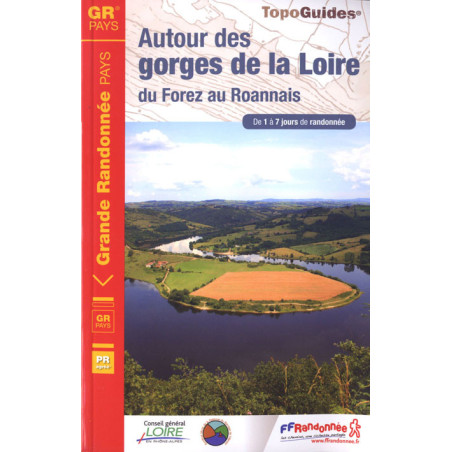 Carte randonnée GRP AUTOUR DES GORGES DE LA LOIRE 420
