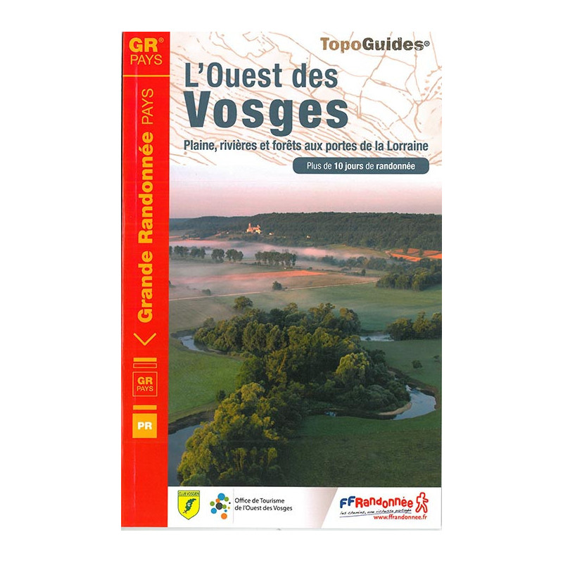 Carte randonnée GRP L'OUEST DES VOSGES PLAINE RIVIERES ET FORETS 881 Carte randonnée GRP L'OUEST DES VOSGES PLAINE RIVIERES ET FORETS 881