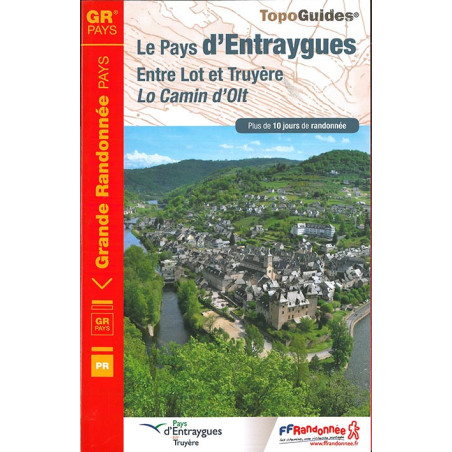 Carte randonnée GRP PAYS D'ENTRAYGUES 1200