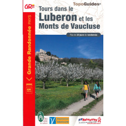 Carte randonnée GRP TOURS DANS LE LUBERON ET LES MONTS DE VAUCLUSE 8401