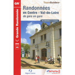 Carte randonnée RANDONNEES EN CENTRE VAL DE LOIRE DE GARE EN GARE 300