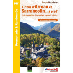 Carte randonnée AUTOUR D'ARREAU ET SARRANCOLIN A PIED ST11