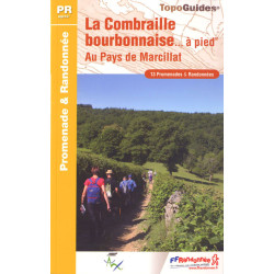 Carte randonnée COMBRAILLE BOURBONNAISE A PIED P034
