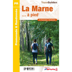 Carte randonnée D051 LA MARNE...A PIED