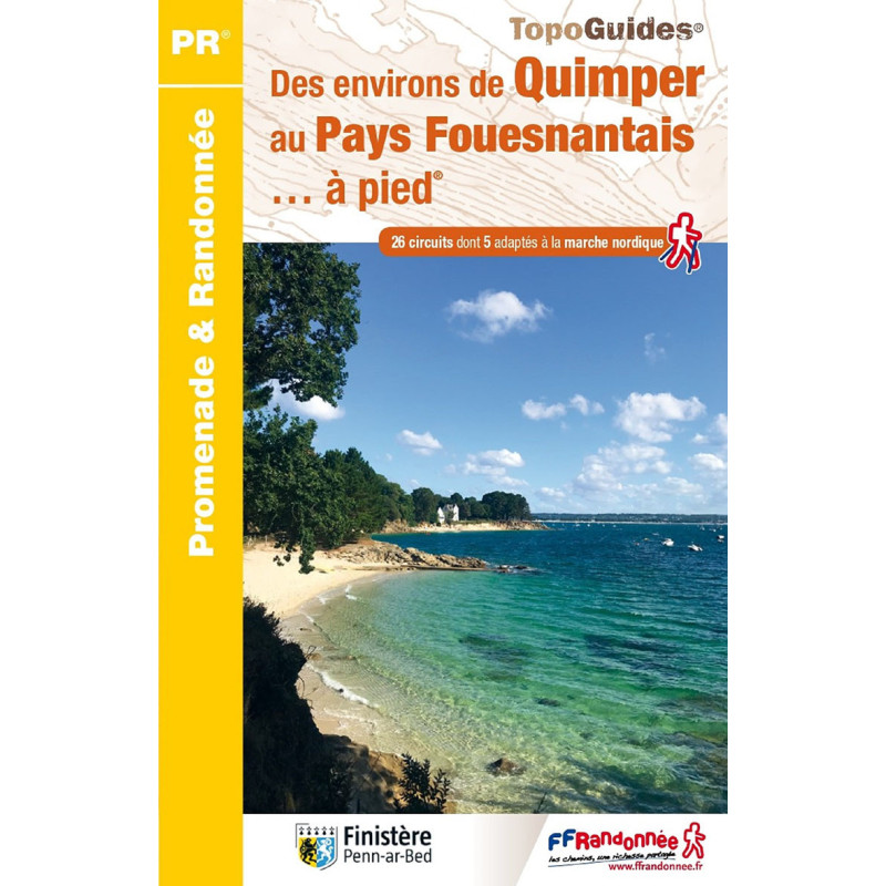 Carte randonnée DES ENVIRONS DE QUIMPER AU PAYS FOUESNANTAIS A PIED P299 Carte randonnée DES ENVIRONS DE QUIMPER AU PAYS FOUESNANTAIS A PIED P299
