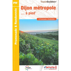 Carte randonnée DIJON METROPOLE A PIED P211