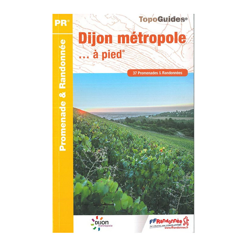 Carte randonnée DIJON METROPOLE A PIED P211
