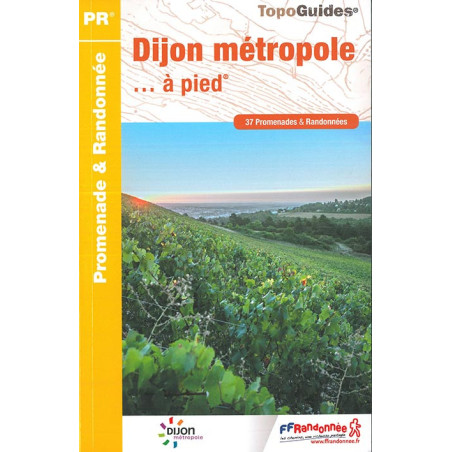 Carte randonnée DIJON METROPOLE A PIED P211