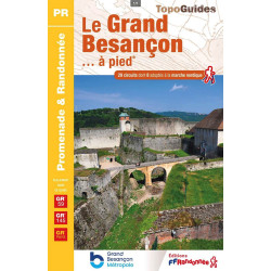 Carte randonnée GR145/GR49/GRP LES ENVIRONS DE BESANCON A PIED P251