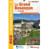 Carte randonnée GR145/GR49/GRP LES ENVIRONS DE BESANCON A PIED P251