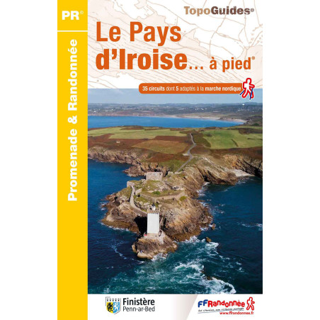 Carte randonnée GR34/GR34F LE PAYS D'IROISE A PIED P295