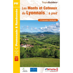Carte randonnée GR7 LES MONTS ET COTEAUX DU LYONNAIS À PIED P691