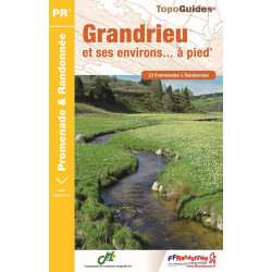Carte randonnée GRANDRIEU ET SES ENVIRONS A PIED P482
