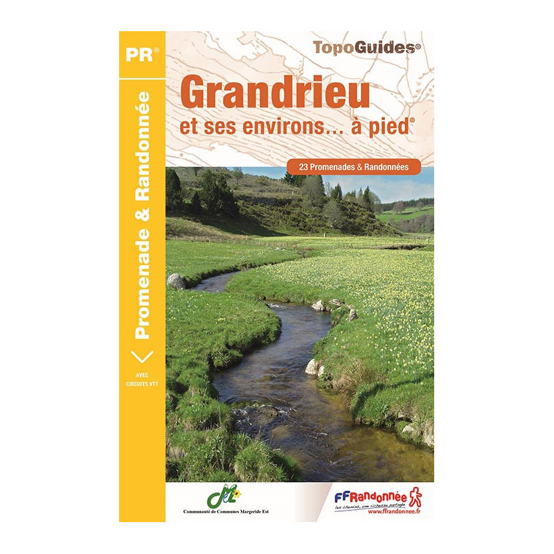 Carte randonnée GRANDRIEU ET SES ENVIRONS A PIED P482 Carte randonnée GRANDRIEU ET SES ENVIRONS A PIED P482