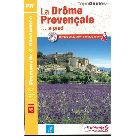 Carte randonnée GRP LA DRÔME PROVENCALE À PIED P262