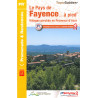 Carte randonnée GRP LE PAYS DE FAYENCE A PIED P832