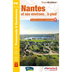 Carte randonnée GRP NANTES ET SES ENVIRONS A PIED 28 PROMENADES & RANDONNÉES P441